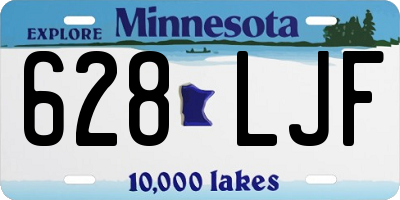 MN license plate 628LJF