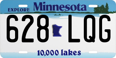 MN license plate 628LQG