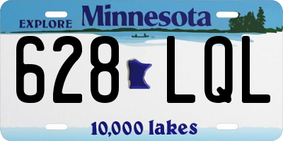 MN license plate 628LQL