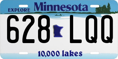 MN license plate 628LQQ