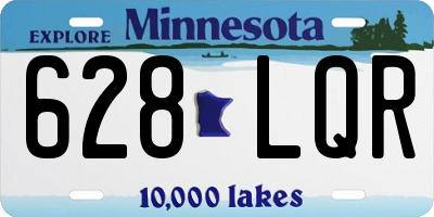 MN license plate 628LQR