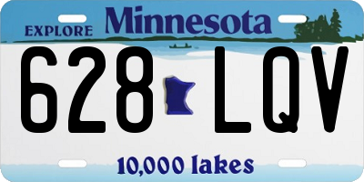 MN license plate 628LQV
