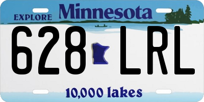 MN license plate 628LRL