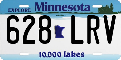 MN license plate 628LRV