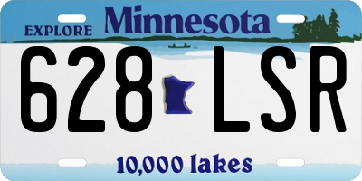 MN license plate 628LSR