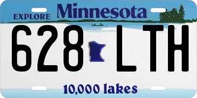 MN license plate 628LTH