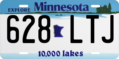 MN license plate 628LTJ