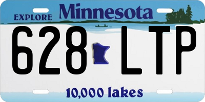 MN license plate 628LTP