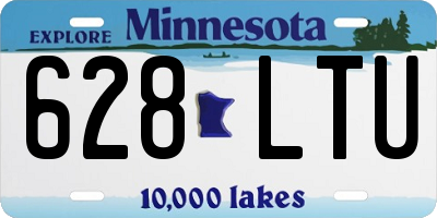 MN license plate 628LTU