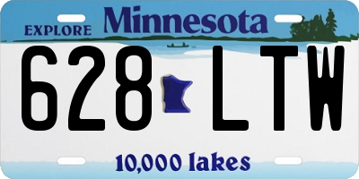 MN license plate 628LTW