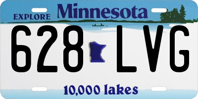 MN license plate 628LVG