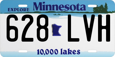 MN license plate 628LVH
