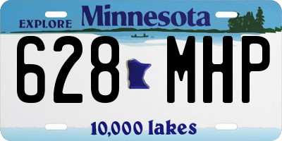 MN license plate 628MHP