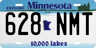 MN license plate 628NMT