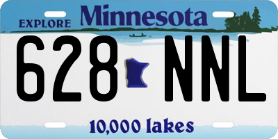 MN license plate 628NNL
