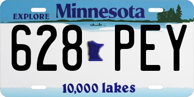 MN license plate 628PEY