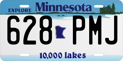 MN license plate 628PMJ