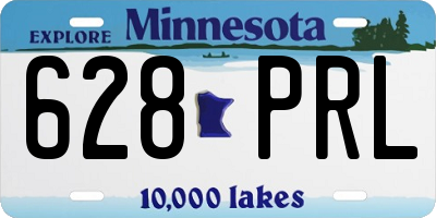 MN license plate 628PRL