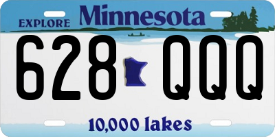 MN license plate 628QQQ
