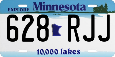 MN license plate 628RJJ