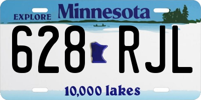 MN license plate 628RJL