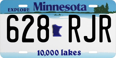 MN license plate 628RJR