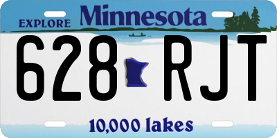 MN license plate 628RJT