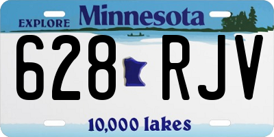 MN license plate 628RJV