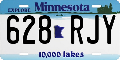 MN license plate 628RJY