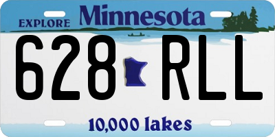 MN license plate 628RLL