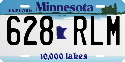 MN license plate 628RLM