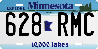 MN license plate 628RMC