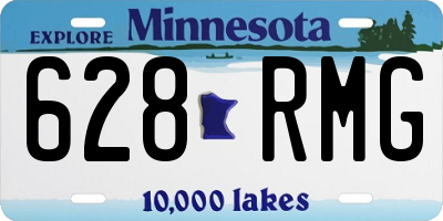 MN license plate 628RMG