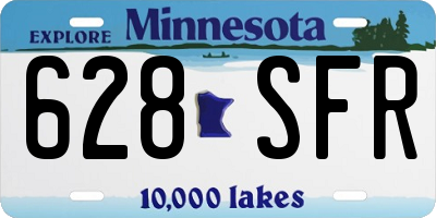 MN license plate 628SFR