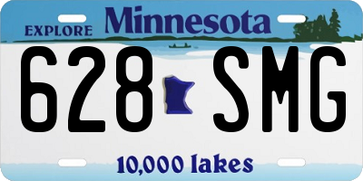 MN license plate 628SMG