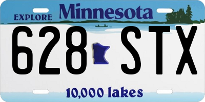 MN license plate 628STX