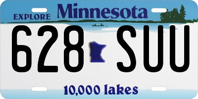 MN license plate 628SUU