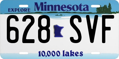 MN license plate 628SVF