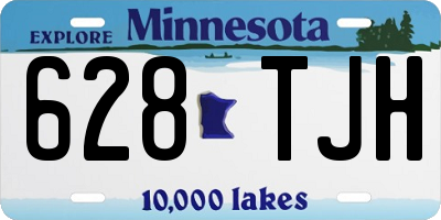 MN license plate 628TJH