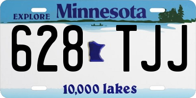 MN license plate 628TJJ