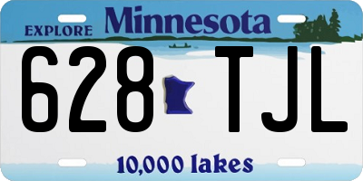 MN license plate 628TJL