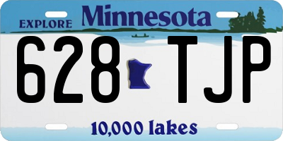 MN license plate 628TJP