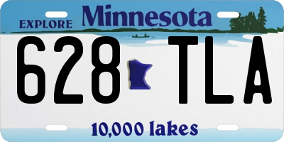 MN license plate 628TLA