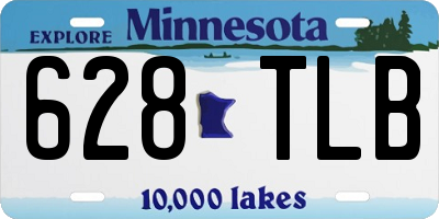 MN license plate 628TLB