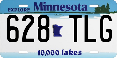 MN license plate 628TLG