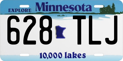 MN license plate 628TLJ