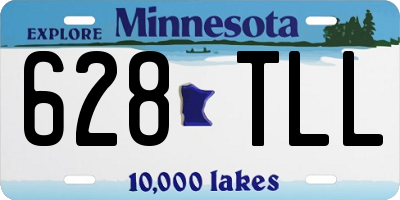 MN license plate 628TLL