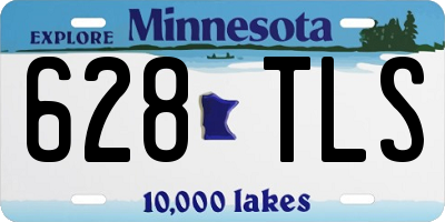MN license plate 628TLS