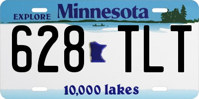 MN license plate 628TLT