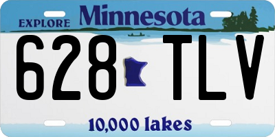 MN license plate 628TLV